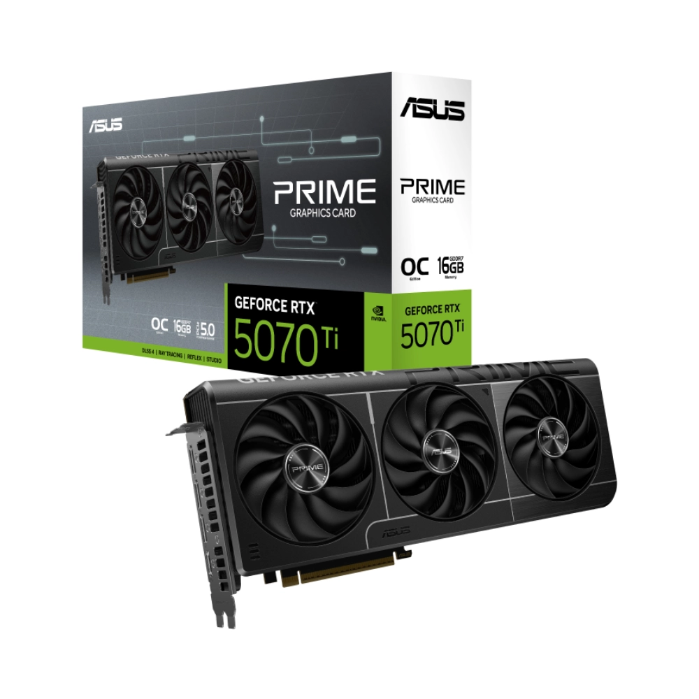Asus Nvidia Graphic Card Prime RTX 5070 Ti 16GB DDR7 OC Triple Fan view 10